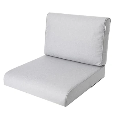 Afbeelding van HOBBYGARDEN Outdoor Kussen 50 x cm, in as, zitkussen voor balkonmeubels, schommelbank en loungemeubels, outdoor, model NEL tuin terras