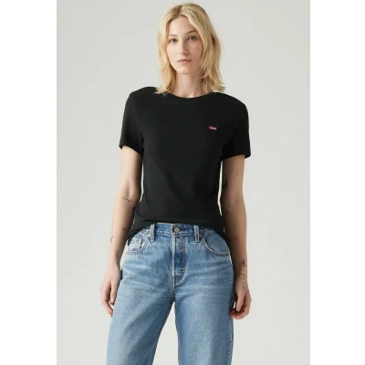 Afbeelding van Levi&#039;s Night Tshirt basic, Dames, Maat: XS, Caviar