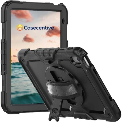 Afbeelding van Casecentive handstrap Pro Hardcase with iPad 10.9 2022 Black