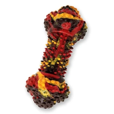 Afbeelding van Nylabone Strong kauwbot met bacon cheeseburgersmaak voor Sterke Kauwers Small Geschikt kleine hondjes tot 11 kg