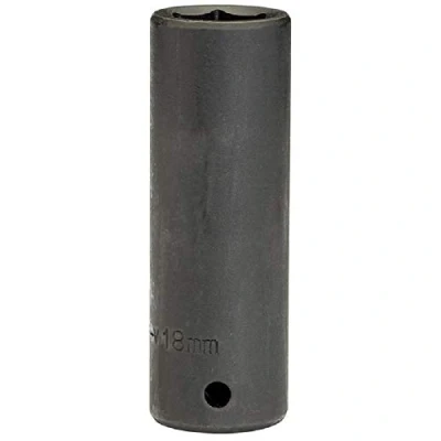 Afbeelding van Draper Expert HI TORQ 1/2&quot; 18 mm diepe slagmoersleutel 6 punts inbussleutel Chroom vanadium stalen moersleutel accessoire 14102