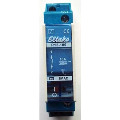 Afbeelding van Eltako R12 110 8V Schakelrelais Nominale spanning: 8 V Schakelstroom (max.): A 1x NC, NO 1 stuk(s)