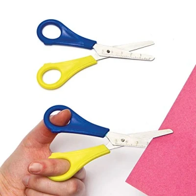 Afbeelding van Baker Ross E3476 liniaalscharen voor linkshandigen kinderen om te knutselen, 8 stuks, gesorteerd