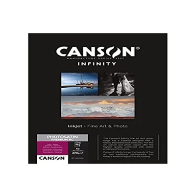 Afbeelding van Canson Infinity Photo Satin Premium RC fotopapier, gesatineerd, 270 g, vel, A4 21 x 29,7 cm, extra wit, 25 vellen
