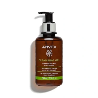 Afbeelding van Apivita Face Care Cleansers Cleansing Gel with Propolis &amp; Lime