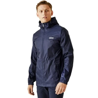 Afbeelding van Regatta Pack It II Regenjas Maat L Mannen blauw