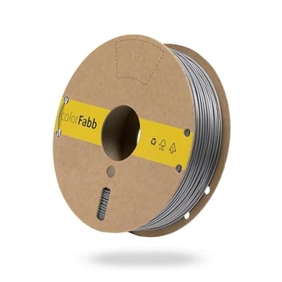 Afbeelding van colorFabb LW PLA GRIJS ZILVER 1.75 / 750 8720039152397 3D Print Filament