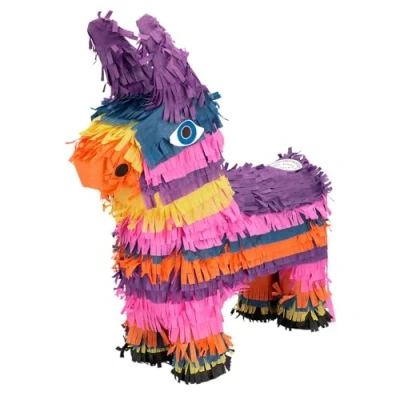 Afbeelding van Boland Pinata ezel, hangende decoratie, decoratie voor verjaardag, themafeest en carnaval