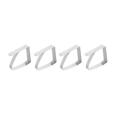 Afbeelding van 4x Hendi Tafelkleedklem RVS 50x10x40mm
