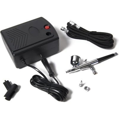 Afbeelding van Hofftech Airbrush Mini Compressor 220 Volt Inclusief Opbergkoffer