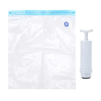 Afbeelding van Filament Opbergzakken, Container Herbruikbare Plastic Hersluitbare Filamenten Vacuüm Kit Compressie met Handpomp voor 3D Printer PLA Spool