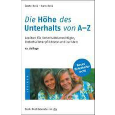 Afbeelding van Die Höhe des Unterhalts von A Z