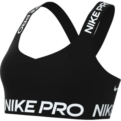 Afbeelding van Nike Performance BRA Sportbh met light support, Dames, Maat: XXL, Black/white