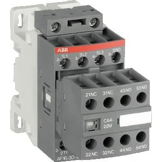 Afbeelding van Abb magneetschakelaar 2m 2v ac1 25a 690v hulpcontact 0 spoelspanning 100 250vac 50 60hz 250vdc spoelcode 13 1sbl137501r1300