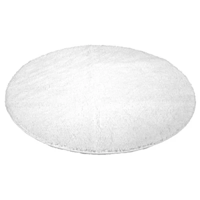Afbeelding van Kinzler J 10001/00 wit badmat, microvezel, 90 cm rond