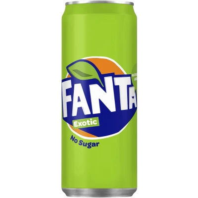 Afbeelding van Fanta Exotic No Sugar (24 x 330 ml)
