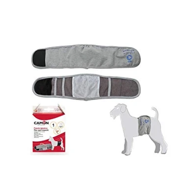 Afbeelding van Camon Plasband/ Incontinentie Band voor Reu Kleur: Grijs Maat XL: 62 70 cm