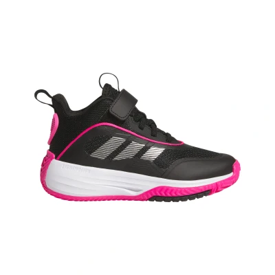 Afbeelding van adidas Uniseks Kind OWNTHEGAME 3.0 SHOES, core black/iron met./shock pink, 31 EU