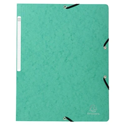 Afbeelding van Exacompta Nature Future Elastische mappen zonder flap 25 stuks. Groen