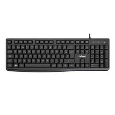 Afbeelding van Toetsenbord Nilox NXKBE000013 Zwart Qwerty Spaans