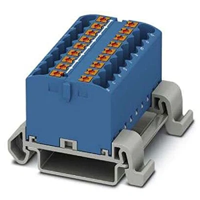 Afbeelding van Phoenix Contact 3273178 Verdeelblok 46.5 mm Spanveer Blauw 8 stuk(s)