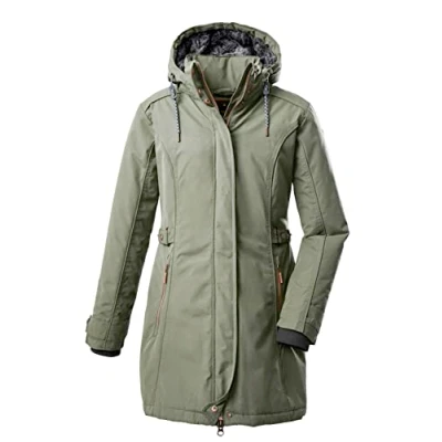 Afbeelding van G.I.G.A. DX dames Casual functionele parka met afritsbare capuchon GW 6 WMN PRK, lichtolijf, 36, 38333 000