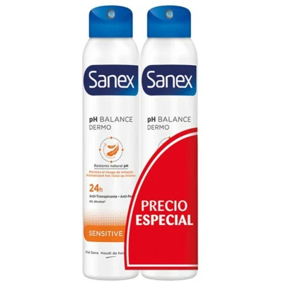 Afbeelding van Sanex Dermo Sensitive Deo Vapo Lot 2 X 200 Ml