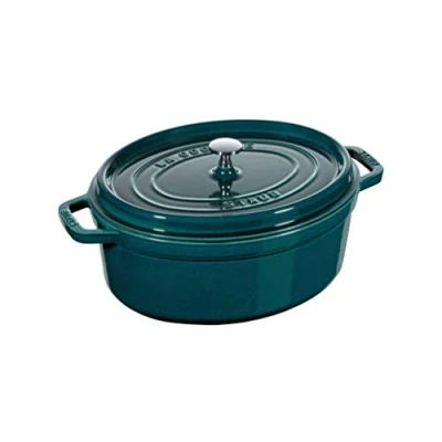 Afbeelding van STAUB Gietijzeren brander/cocotte, ovaal 33 cm, 6,7 l, La Mer