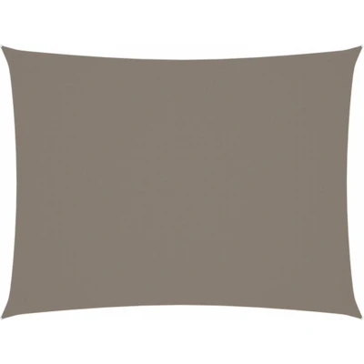 Afbeelding van vidaXL Zonnescherm rechthoekig 4x6 m oxford stof taupe