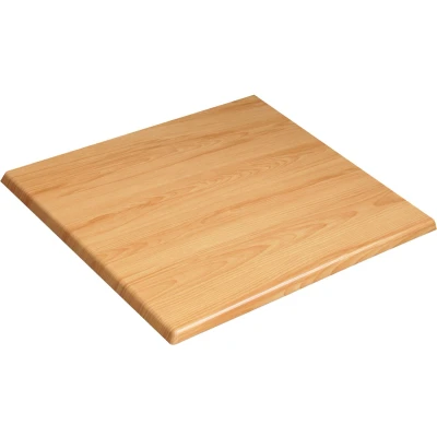 Afbeelding van Oviala Vierkant gelamineerd tafelblad 70 x cm licht hout
