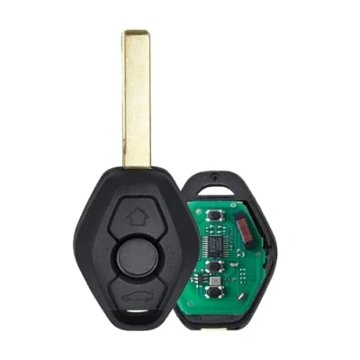 Afbeelding van Afstandsbediening sleutelkaart autosleutel 3 toetsen behuizing voor 434 MHz BMW CAS2 5 serie E46 E60 E83 E53 E36 E38 E39 ID46 chip HU92