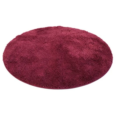 Afbeelding van Kinzler J 10001/13 Bordeaux badmat, microvezel, 90 cm rond
