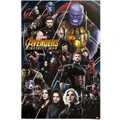 Afbeelding van Reinders! Poster Marvel Avengers infinity war