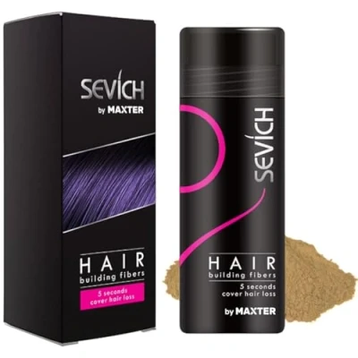 Afbeelding van Haarvezels Verbergt Onmiddellijk Haarverlies, 100% Natuurlijke Katoenvezelpoeder voor Mannen en Vrouwen Middenblond 25g
