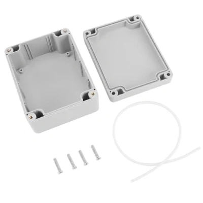 Afbeelding van Waterdichte stofdichte aansluitdoos IP65 ABS kunststof Universele elektrische kasten Projectbehuizing Grijs(115 * 90 55mm)