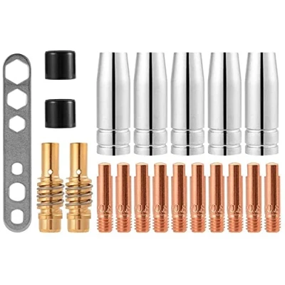 Afbeelding van CENPEK 20 Stks Nozzles Contact Tips Houders MIG Lasser Verbruiksartikelen Accessoire Fit 15AK MB15 MAG Co2 Lassen Torch