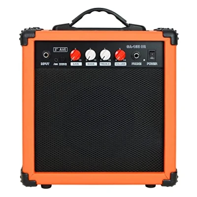 Afbeelding van 3rd Avenue GA15EOR 15W Guitar Practice versterker met hoofdtelefoonuitgang, overdrive schakelaar, 2 band EQ, Tone/Gain Controls Portable Compact Oranje