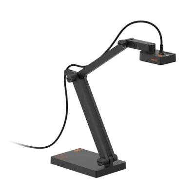 Afbeelding van IPEVO V4K PRO 120 4K USB documentcamera, graden FOV lens, Sony CMOS sensor, snelle autofocus, AI ruisonderdrukking, webcam, Plug and Play, videoconferenties, streaming, thuiswerken