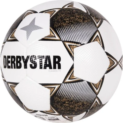 Afbeelding van Derbystar Senior voetbal Classic TT II wit/zwart maat 5