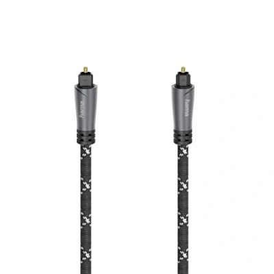 Afbeelding van Hama Optische Audiokabel Odt Stekker (Toslink) Metaal 3,0 M