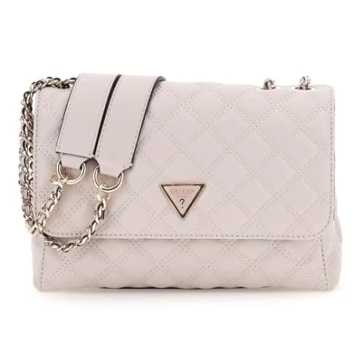 Afbeelding van GUESS Schoudertas Giully II Compound Convertible Flap Bag Taupe
