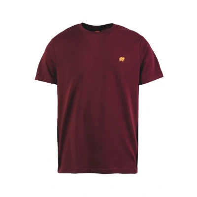 Afbeelding van Trendsplant Organic Essential Tshirt basic, Heren, Maat: Large, Burgundy