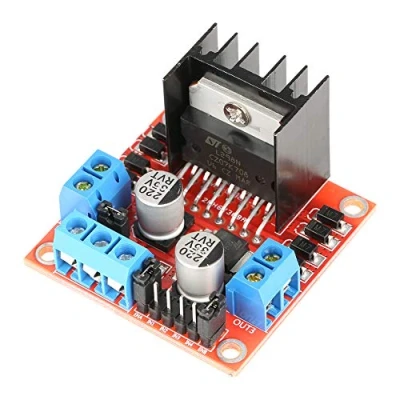 Afbeelding van 1 stuk L298N module H brug driverplaat voor stappenmotor Smart Car Robot DC Stepper Motor Driver Controller Board