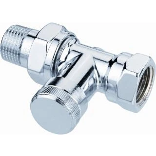 Afbeelding van Danfoss Design voetventiel RLV X/C 1/2&quot; recht zelfdichtend chroom