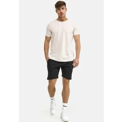 Afbeelding van Indicode Jeans Wilbur Tshirt print, Heren, Maat: Small, Light grey