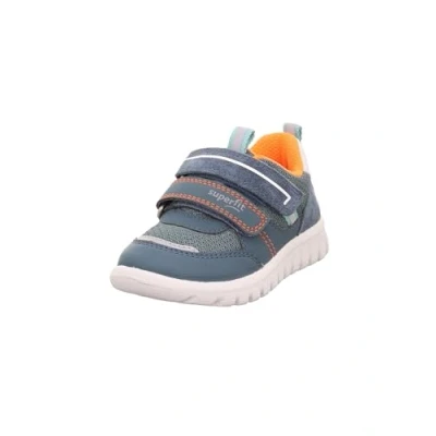 Afbeelding van Superfit Sport7 Mini sneakers voor jongens, Blauw Oranje 8070, 25 EU