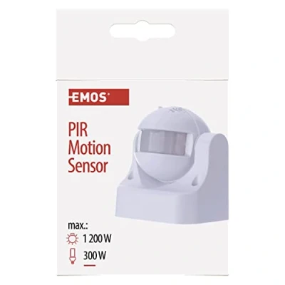 Afbeelding van Emos Bewegingsmelder PIR sensor IP44, 1 stuks, wit, g1120
