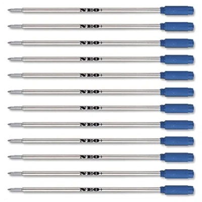 Afbeelding van Kwalitatieve balpenvullingen, compatibel met CROSS, 8513, medium punt (12 x BLAUWE INKT)