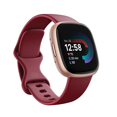 Afbeelding van Fitbit Versa 4 Roségoud/Rood