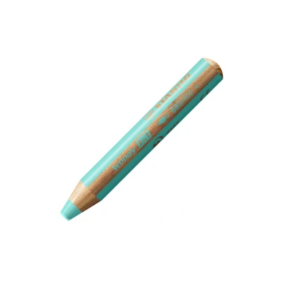 Afbeelding van Kleurpotloden STABILO 880 woody 3 in 1 multitalent pastel blauw